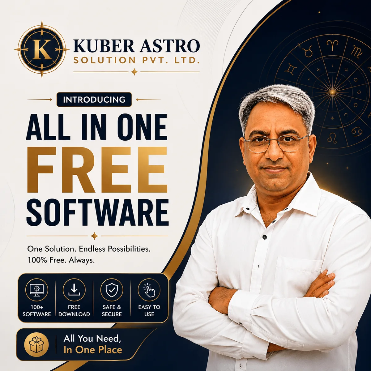 96Astro Vedic astrology software dashboard